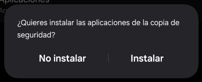 Cuadro de diálogo que nos pregunta si queremos instalar la aplicación